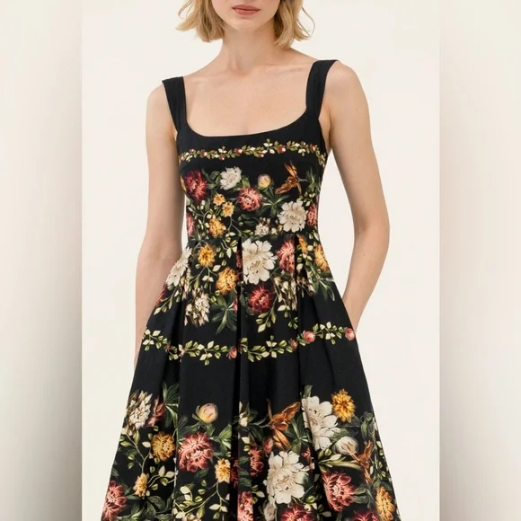 SOLD OUT AGUA BY AGUA BENDITA  NWOT ALCAPARRA PARAMO MIDI DRESS - Picture 2 of 10